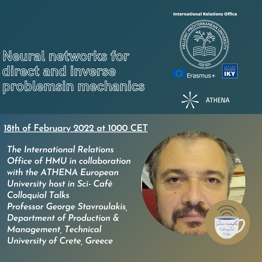 18th of February 2022 HMU-IRO SciCafe Talk at 10.00 CET