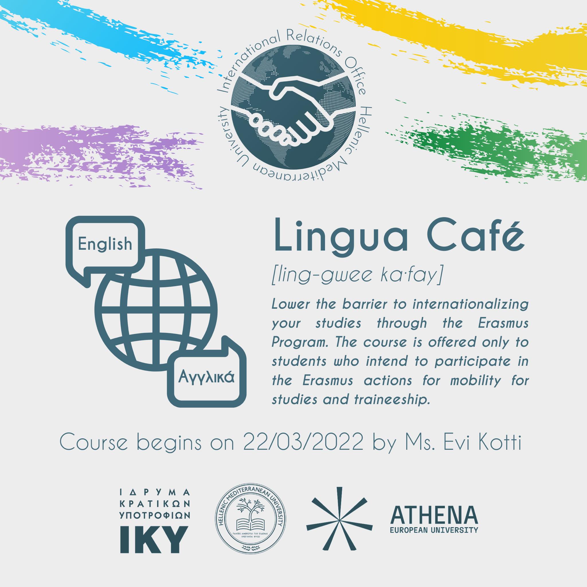 Sci-Cafe Lingua initiative, launches free lectures in English language