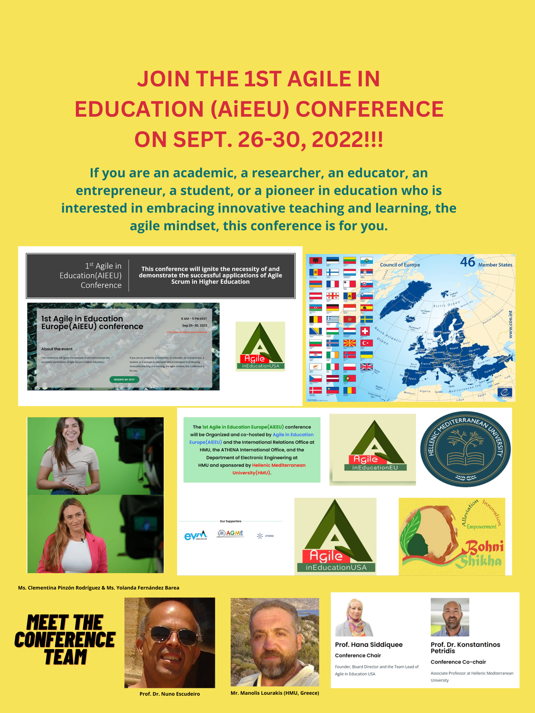 1st Europe Agile in Education Conference parallel to the International Week