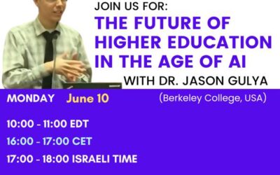 10/06/2024: Διάλεξη “The Future of Higher Education in the Age of AI” του Dr. Jason Gulya (Berkeley College, USA)