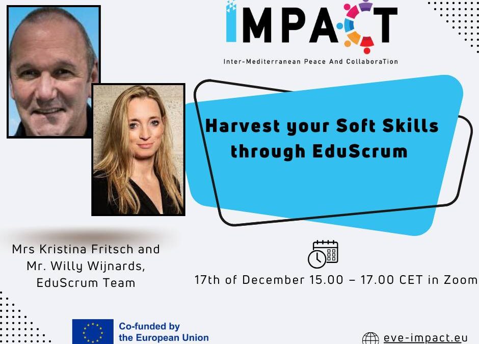 17/12/2024: Workshop “Harvest your soft skills through EduScrum” των Mrs. Christina Fritsch και Mr. Willy Wijnards (EduScrum Team)