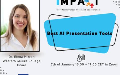 07/01/2025: Διάλεξη “Best AI Presentation Tools” της Dr. Elena Mizrahi (Western Galilee College, Israel)