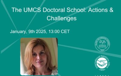 09/01/2025: Διάλεξη “The UMCS Doctoral School: Actions and Challenges” της Prof. Agata W. Zietek (Maria Curie-Sklodowska University – UMCS, Poland)