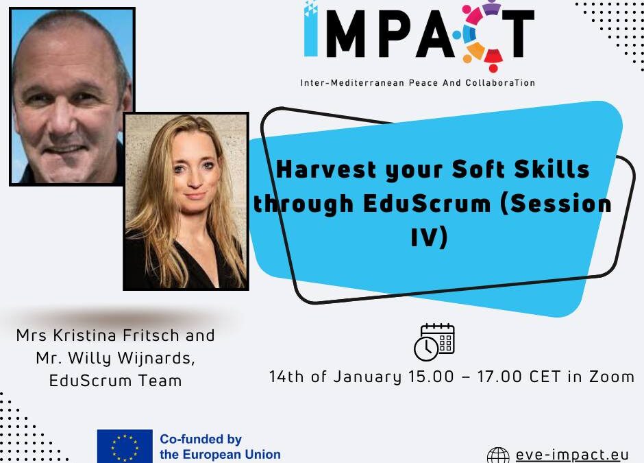 14/01/2025: Workshop “Harvest your soft skills through EduScrum (Session IV)” των Mrs. Christina Fritsch και Mr. Willy Wijnards (EduScrum Team)