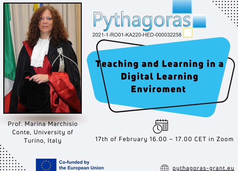 17/02/2025: Διάλεξη “Teaching and Learning in a Digital Learning Environment” της Prof. Marina Marchisio Conte (University of Torino, Italy)